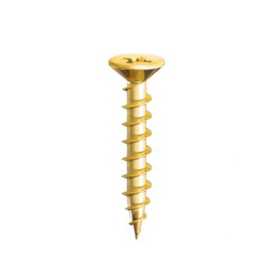 PVC Window Screw yellow zinc