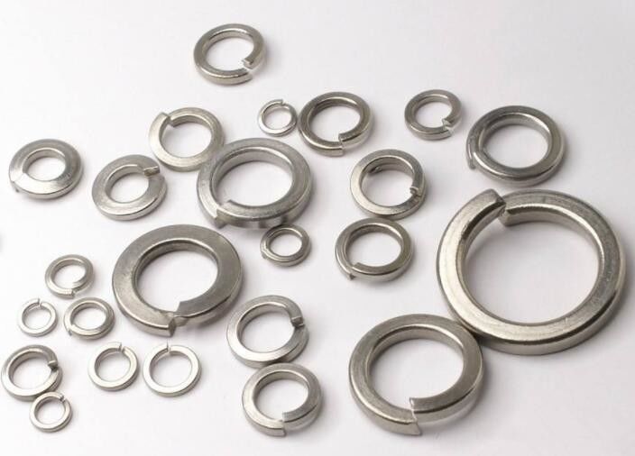 Screw Nut And Washer , Ss Spring Lock Washers Zinc Cr3 DIN127