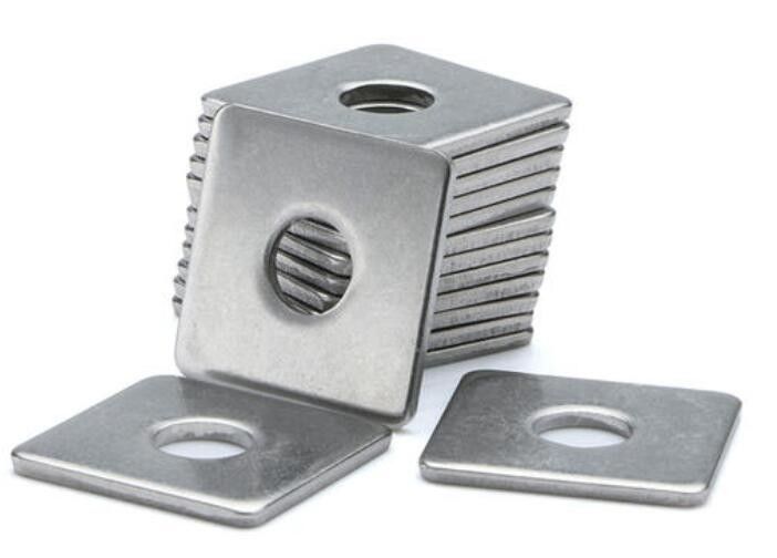 304 316 Stainless Steel Square Washers Galvanized DIN436 A4 - 80